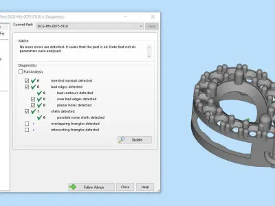 Half set 0075 3D print model