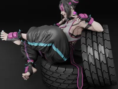 Juri - Street Fighter 3D print model
