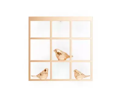 Bird and window 3D print model