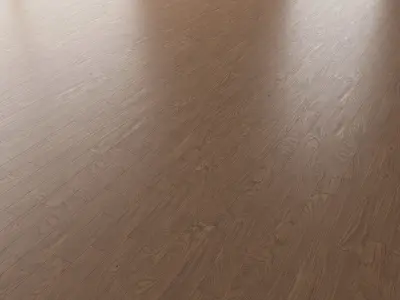 Parquet Oak Black Walnut Firestop set 7 3D model