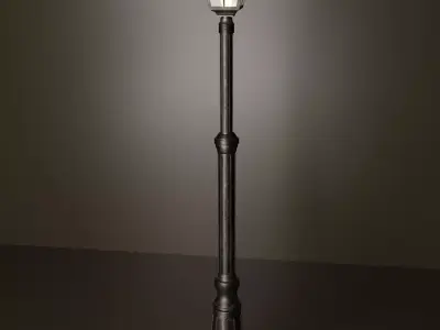 Street lamp single Free 3D model