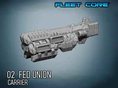 FLEET CORE - 02 FED UNION CARRIER 3D print model