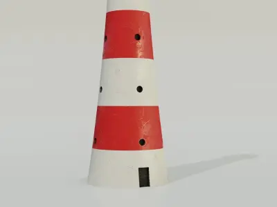Lighthouse 3D model PBR materials Low-poly 3D model buy