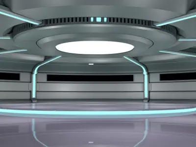 Sci Fi Room Interior 3D model