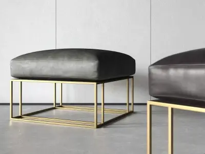 Sling Ottoman 3D model