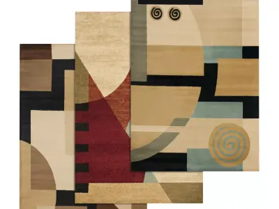 Rug Set 2359 3D model