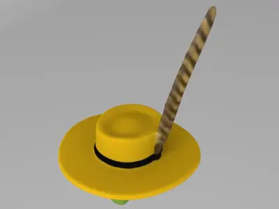 The Mask head Jim Carrey 3D model