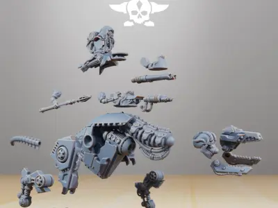 Scavenger Alpha Rider 3D print model