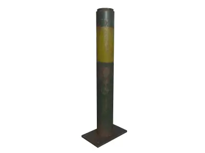 Post Barrier 3D model purchase