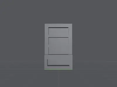 Basic bookshelf for HO scale  Free 3D print model