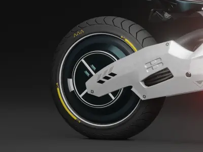 Sci-Fi concept Bike 3D model