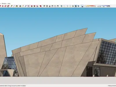Sketchup Cultral Center G1 3D model