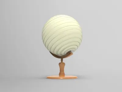Monny Table Lamp Low-poly 3D model