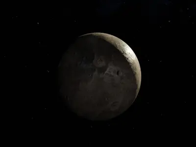 Ceres fictional Low-poly 3D model