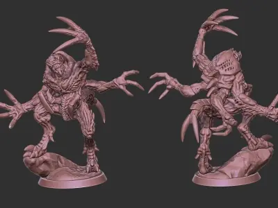 Xenoteras Leader of the Brood 3D print model