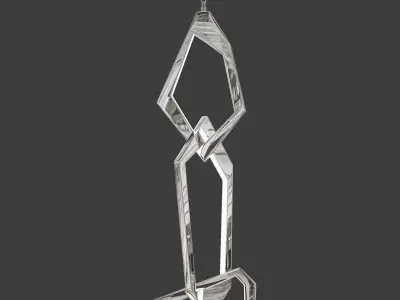 Pangea Chandelier Vertical 3D model