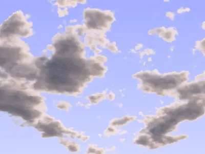Clouds Animated 01 VDB Sequence 3D model