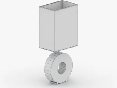 1400 - Table Lamp Low-poly 3D model