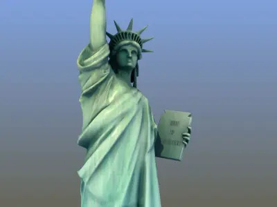 State of Liberty USA 3D model