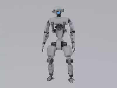 Scifi Robot - Operator 005 Low-poly 3D model