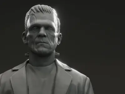 Boris Karloff - Frankenstein s monster - Frankenstein 1931 3D print model
