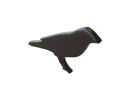 Kusama Coin v1 001 Low-poly 3D model