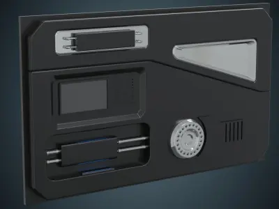 Sci Fi Prop 1A Low-poly 3D model