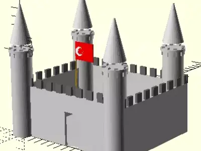 Topkapi Palace Istanbul Turkia 3D print model