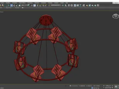 NOAIN chandelier Low-poly 3D model