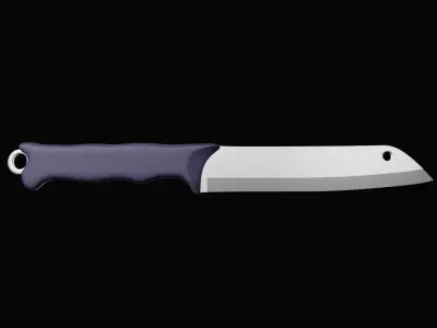 Knife Free low-poly 3D model