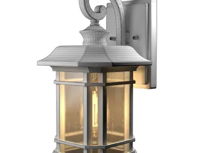 Emliviar Outdoor Wall Lanterns 3D model