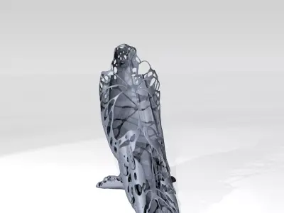 Parrot Dust Voronoi 3D model