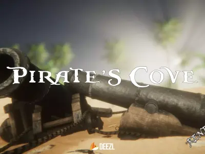 PIRATES COVE - RENEWED Low-poly 3D model