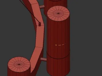 Lepen chandelier 3D model