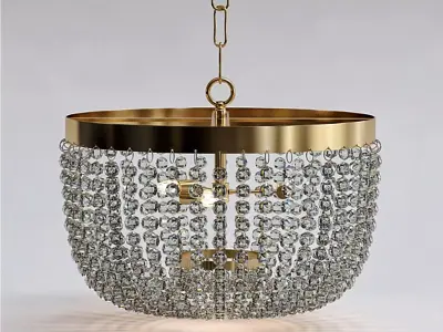 Crustalicia Chandelier 3D model