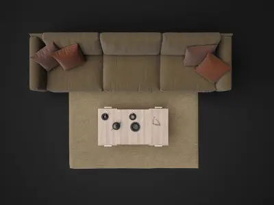 Sofa Set - Morrison Arketipo 03 3D model