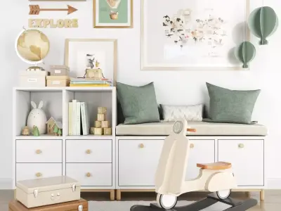 Childroom Decor-04 3D model