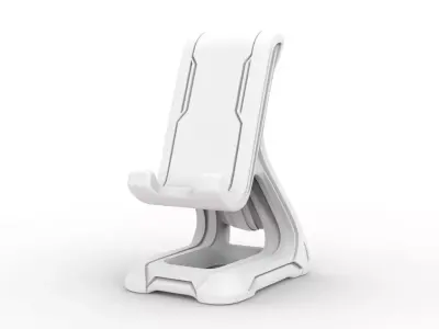 Adjustable Phone Stand 3D Printable 3D print model