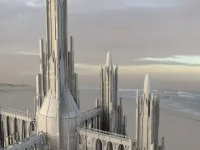 Babylon Tall oracle temple 3D model