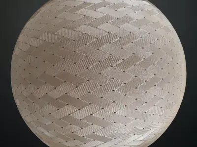 Shiny Metal Weave Transparent PBR Seamless Texture