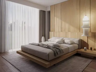 Harmony in Japandi 3D model