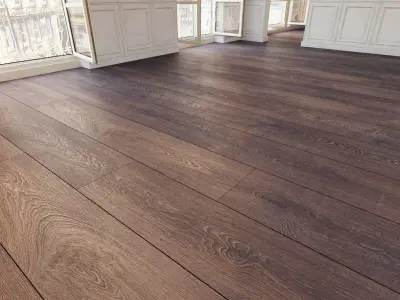 Wooden floor 16 WITHOUT PLUGINS 3D model