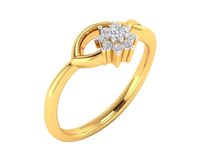 Women Ring Render 3dm STL MTL SLC JCD OBJ FBX Details 3D print model 59
