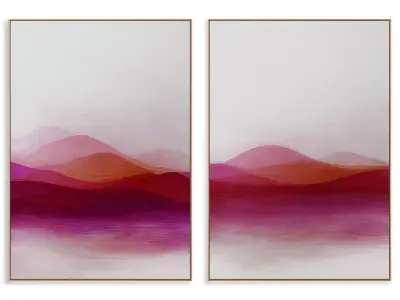 Abstract Painting Frame set 3D model 529
