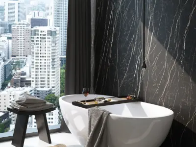 Bathroom Interior Scene for Cinema 4D and Octane Render 3D model