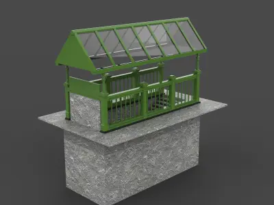 Subway Entrance 3D model