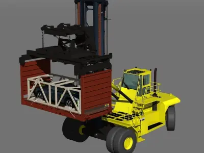 ForkLift Type General purpose Container Handler 3D model