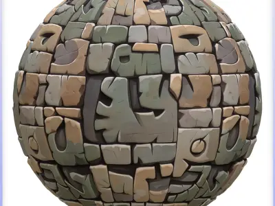 Stylized Wall Seamless Texture Texture 37