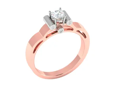 Women Ring  Render 3dm STL OBJ FBX Details 3D print model 61