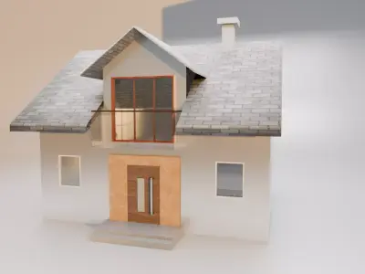 Realistic Modern House 3D Model High Quality Architecture 3D model